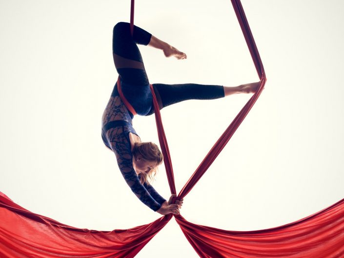 Aerial Silks Photoshoot Performers