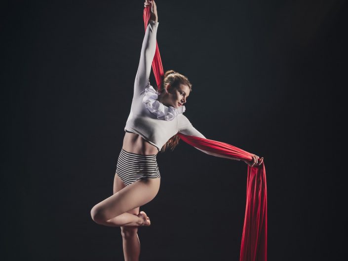 Aerial Silks Photoshoot Performers